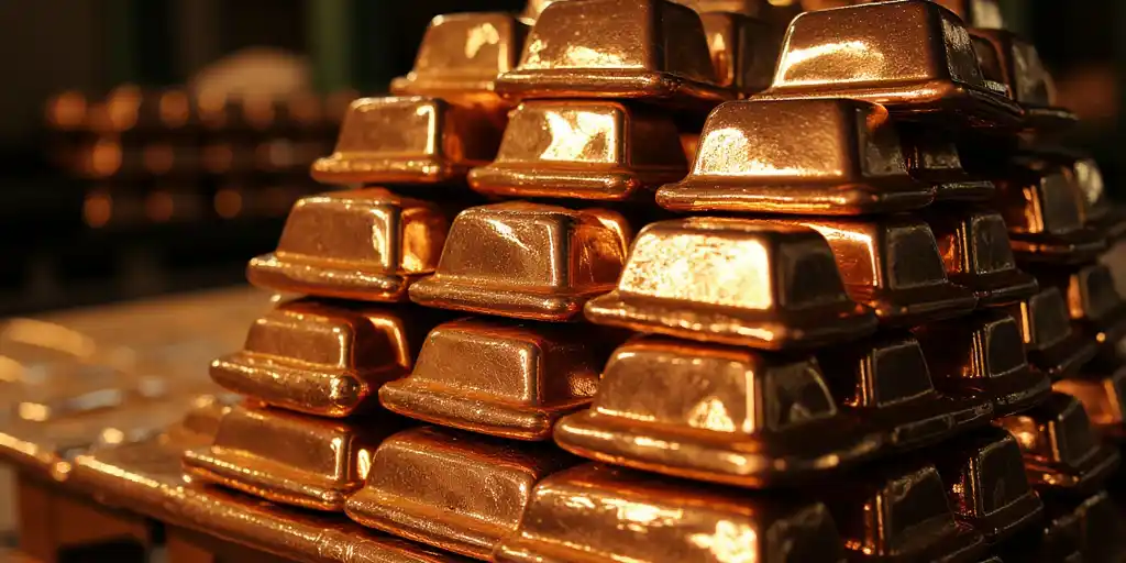 Медь приблизилась к отметке в 13 000 долларов за тонну