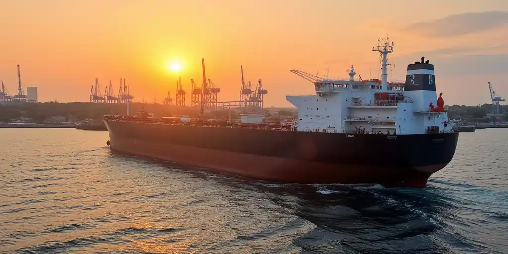 Индийский нефтеналивной танкер совершил разворот в Балтийском море