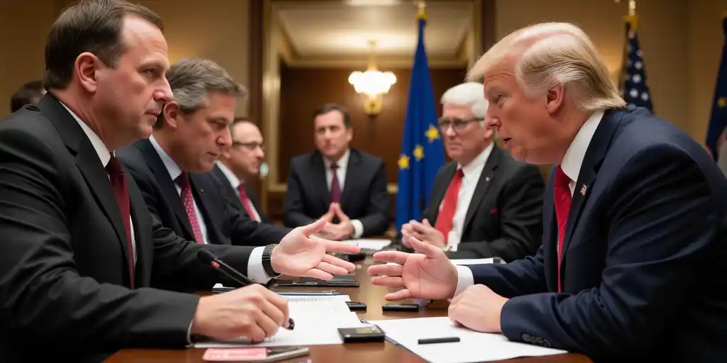 Трамп оценил вероятность соглашения США и ЕС в 50%