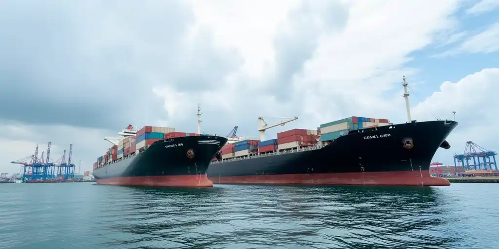 Увеличение очереди судов в китайских портах из-за новых сборов