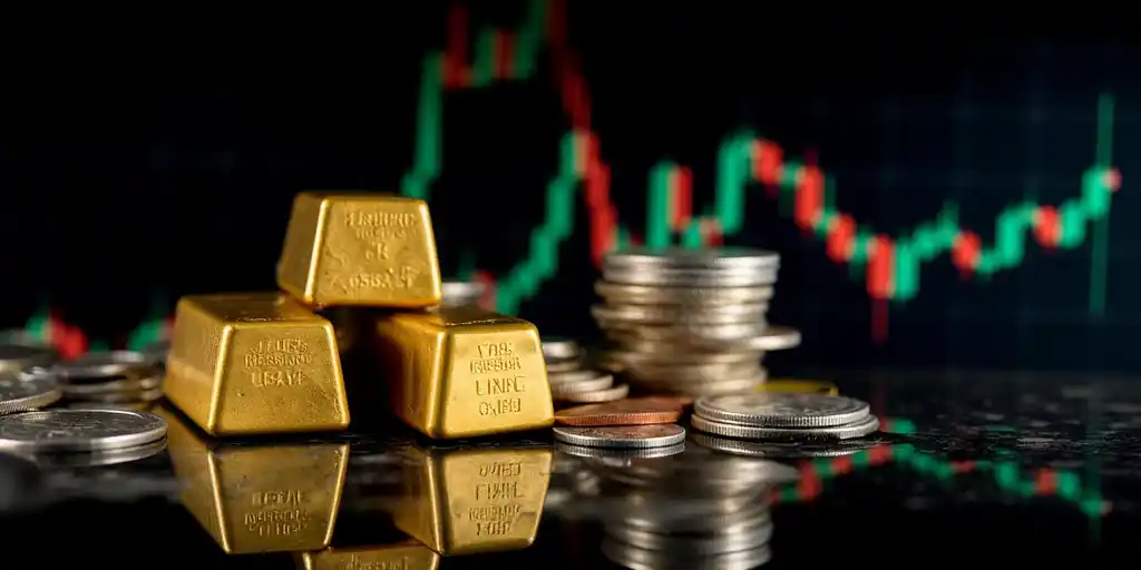 Золото стабилизируется после спада в конце лучшего года с 1979-го