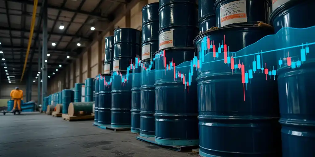 Цены на нефть Brent опустились ниже $62 за баррель впервые за месяц