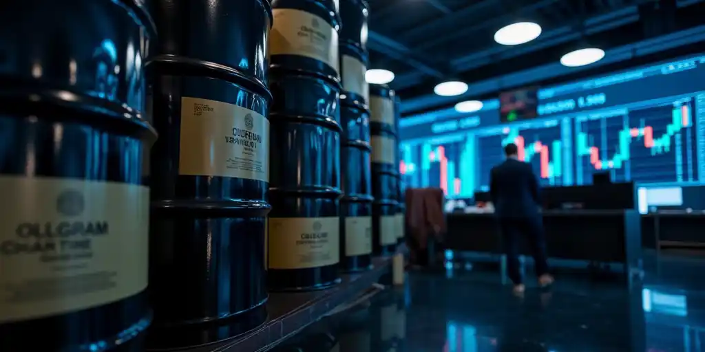 Фьючерсы на нефть США ниже 55 долларов за баррель впервые с 2021 года