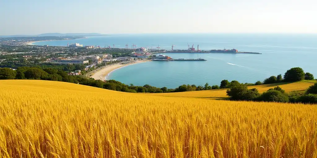 Пшеница и соя растут на фоне атак на порты Черного моря