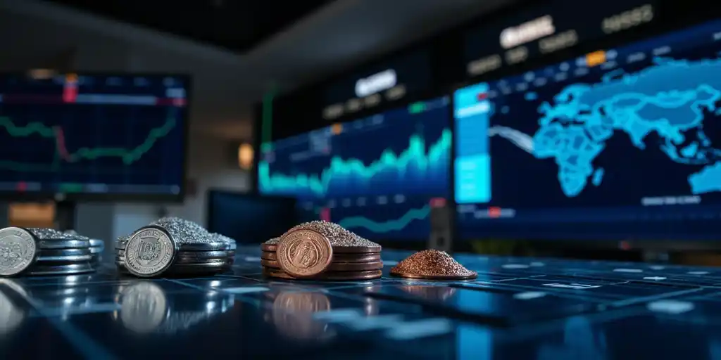 Рекордный рост цен на металлы: серебро, олово и медь достигли максимумов