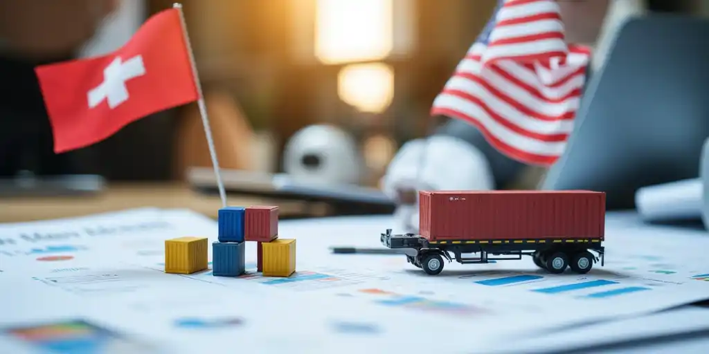 Экспорт Швейцарии в США снизился в октябре на фоне тарифов в 39%