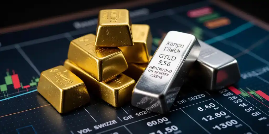 Серебро подешевело, стерев двухдневный рост цен