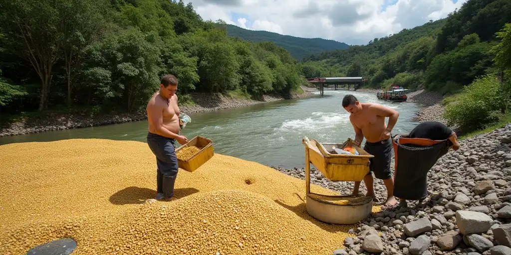 Рост цен на золото стимулирует глобальное увеличение нелегальной добычи