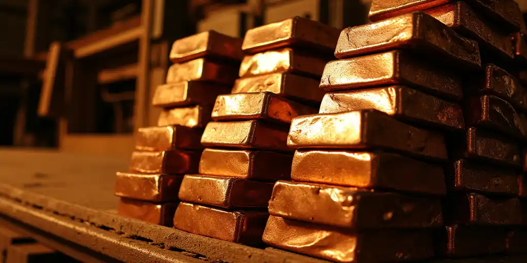 Медь приближается к 12 000 долларов за тонну в рекордном росте 2025 года