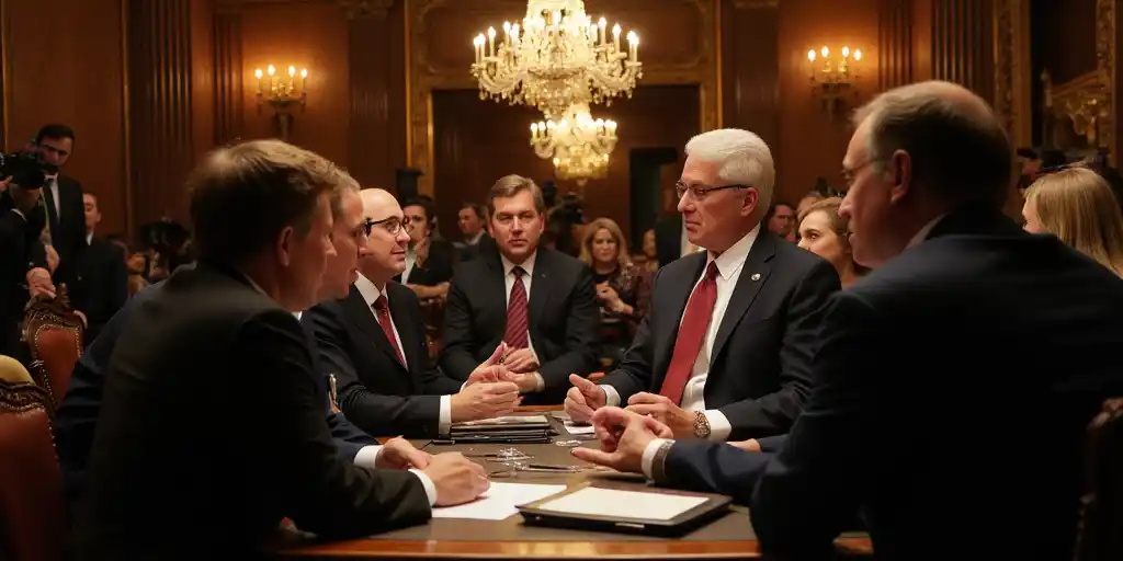 Встреча Путина с представителями бизнеса в Кремле