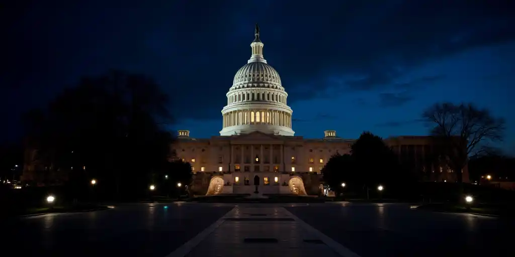 Риск шатдауна в США повысился из-за задержек в Сенате