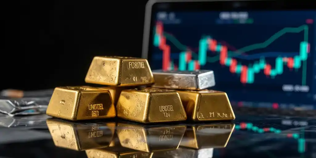 Серебро достигло рекорда, золото близко к максимуму из-за рисков