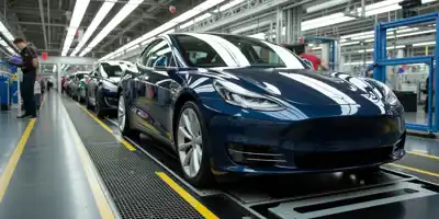 Tesla демонстрирует рост поставок с китайского предприятия в 2025 году