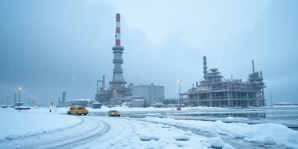 Разрыв цен на дизель между США и Европой растет из-за зимней бури