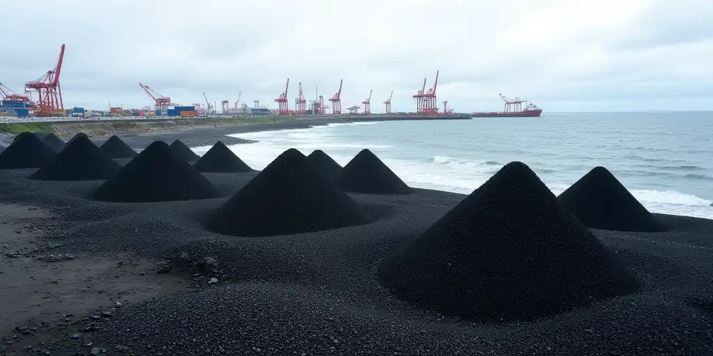 Железная руда падает шестой день в серии потерь с августа