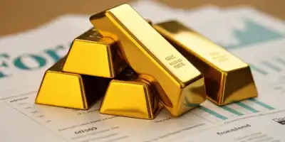 Золото показывает рост на фоне ослабления экономики США