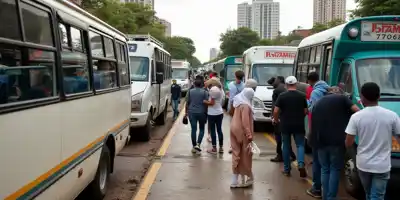 Забастовка водителей в Анголе оставила пассажиров без транспорта