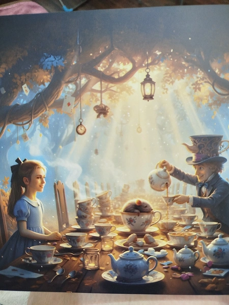 Фото книга Девочка в стране чудес