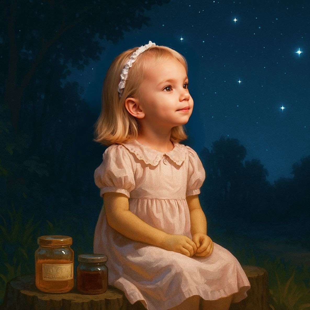 Фото книга Девочка и лестница к звёздам