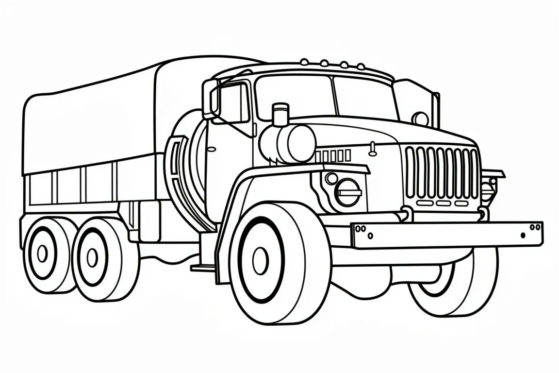 Армейский грузовик Урал-4320