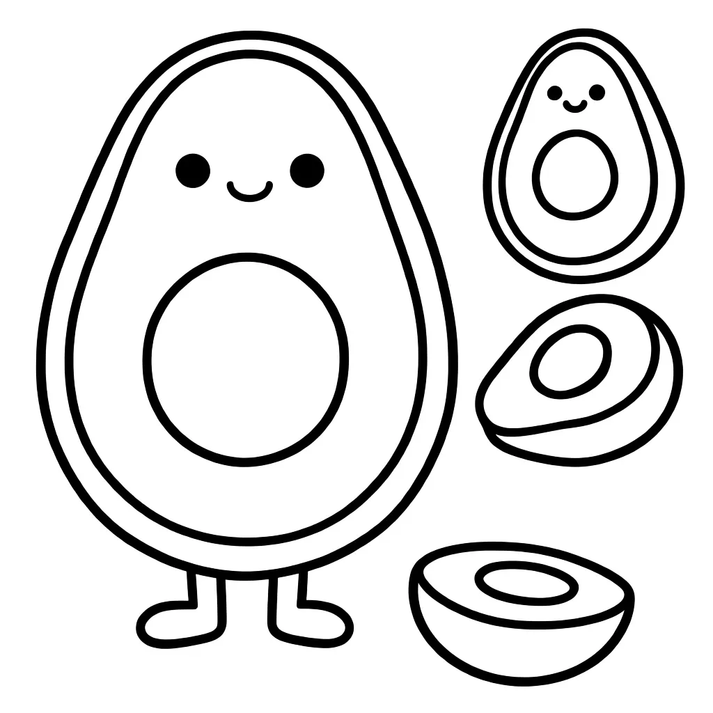 Авокадо с косточкой