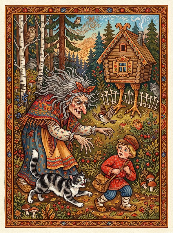 Баба-яга и жихарь