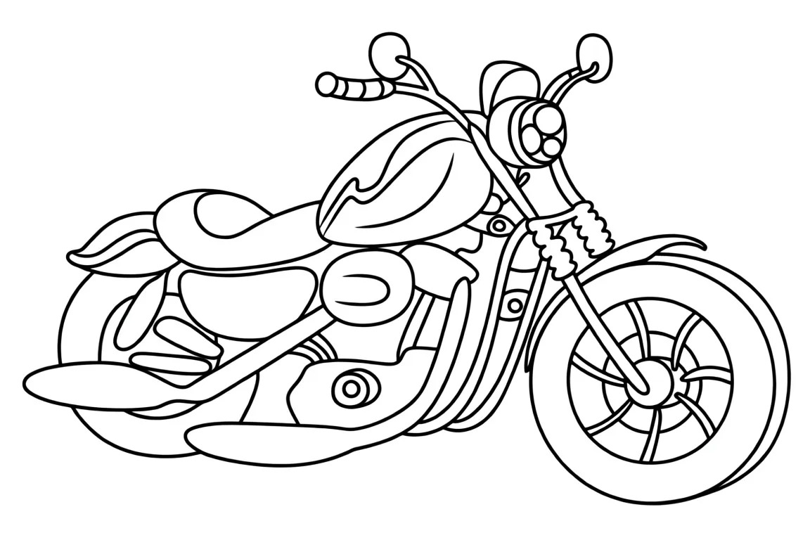 Байкерский мотоцикл