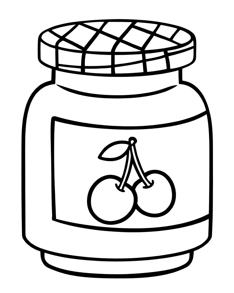 Баночка вишневого варенья