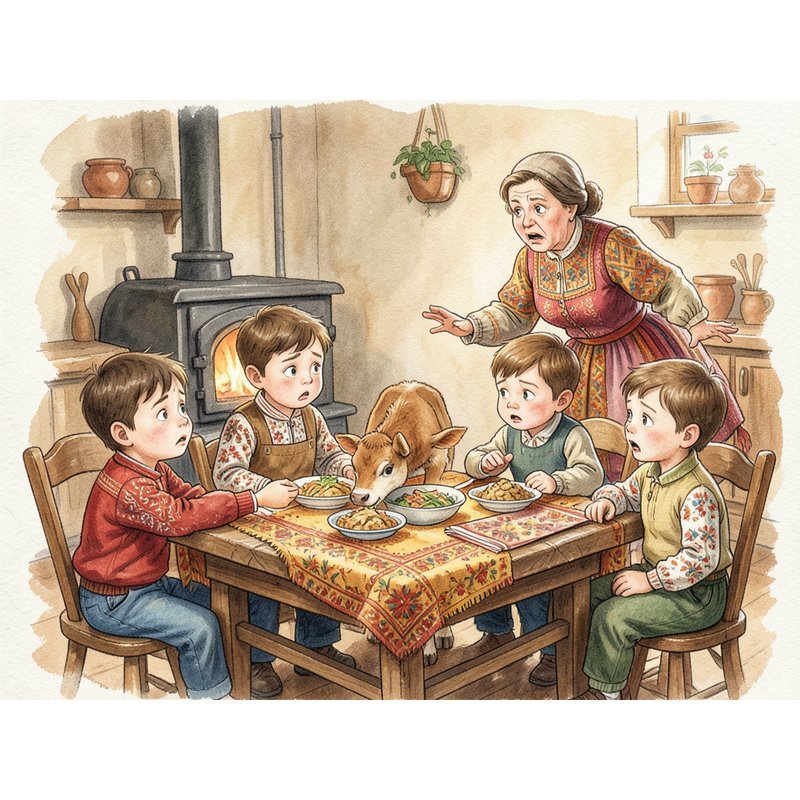 Бедная вдова и клад