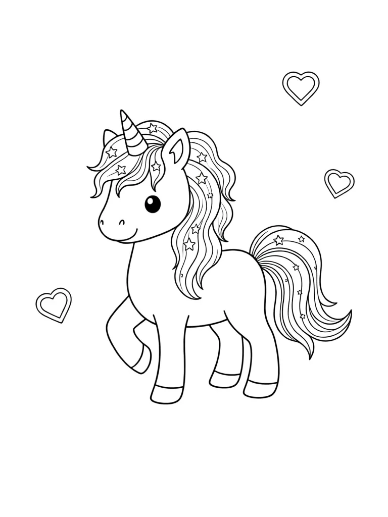 Белокурая единорожка