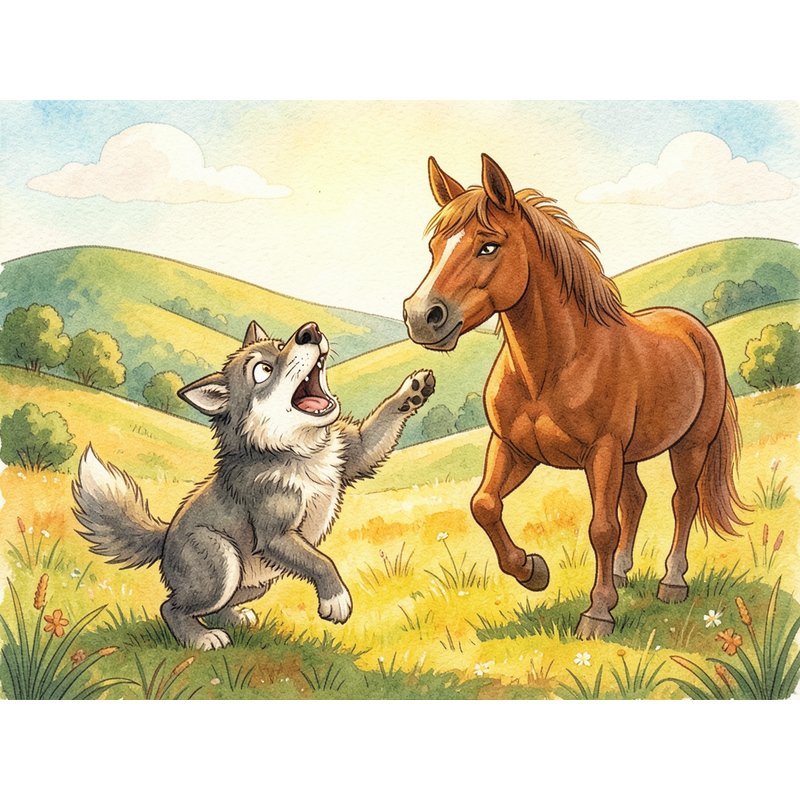 Глупый волк