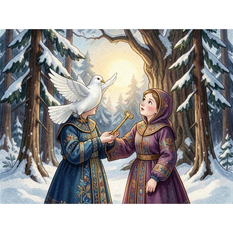 Белый голубок