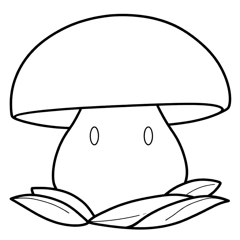 Большой белый гриб