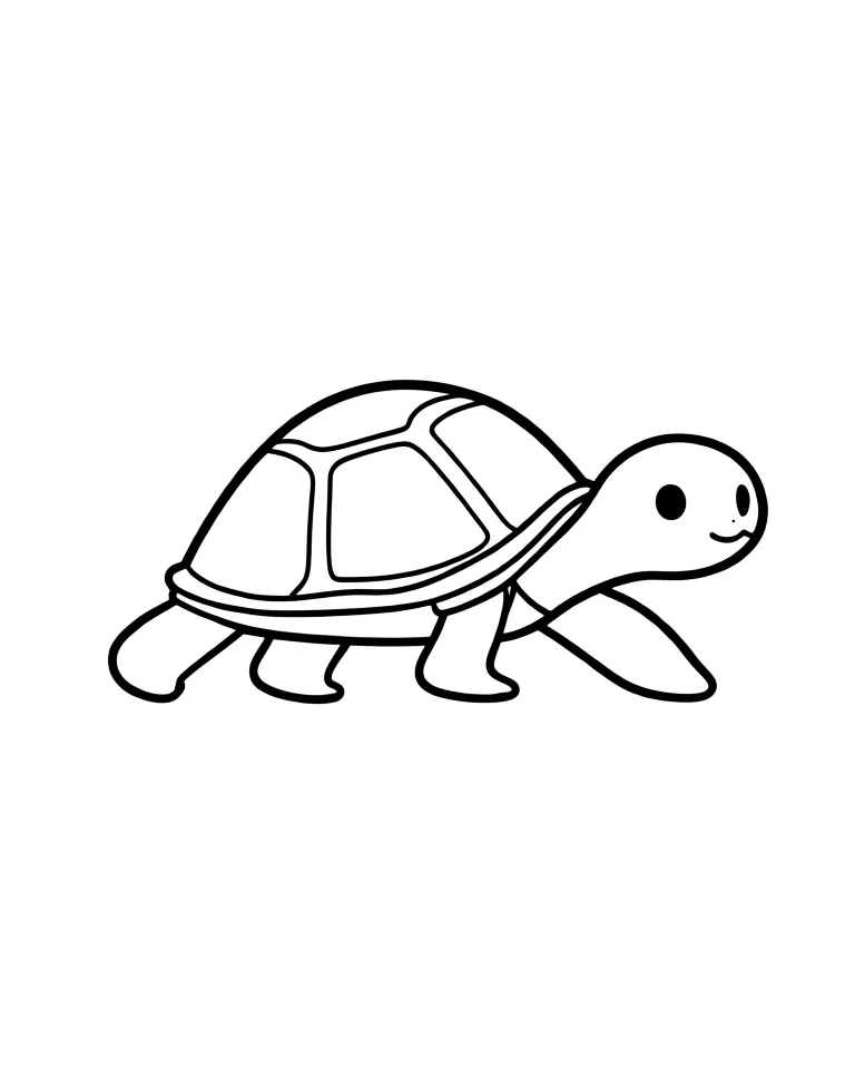 Черепашка ползет