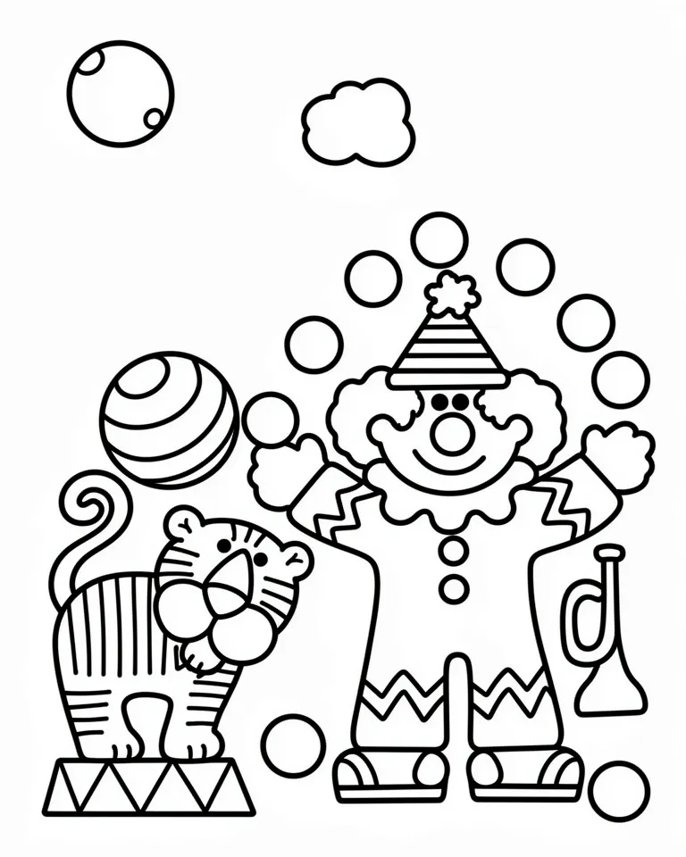 Цирковое шоу по точкам