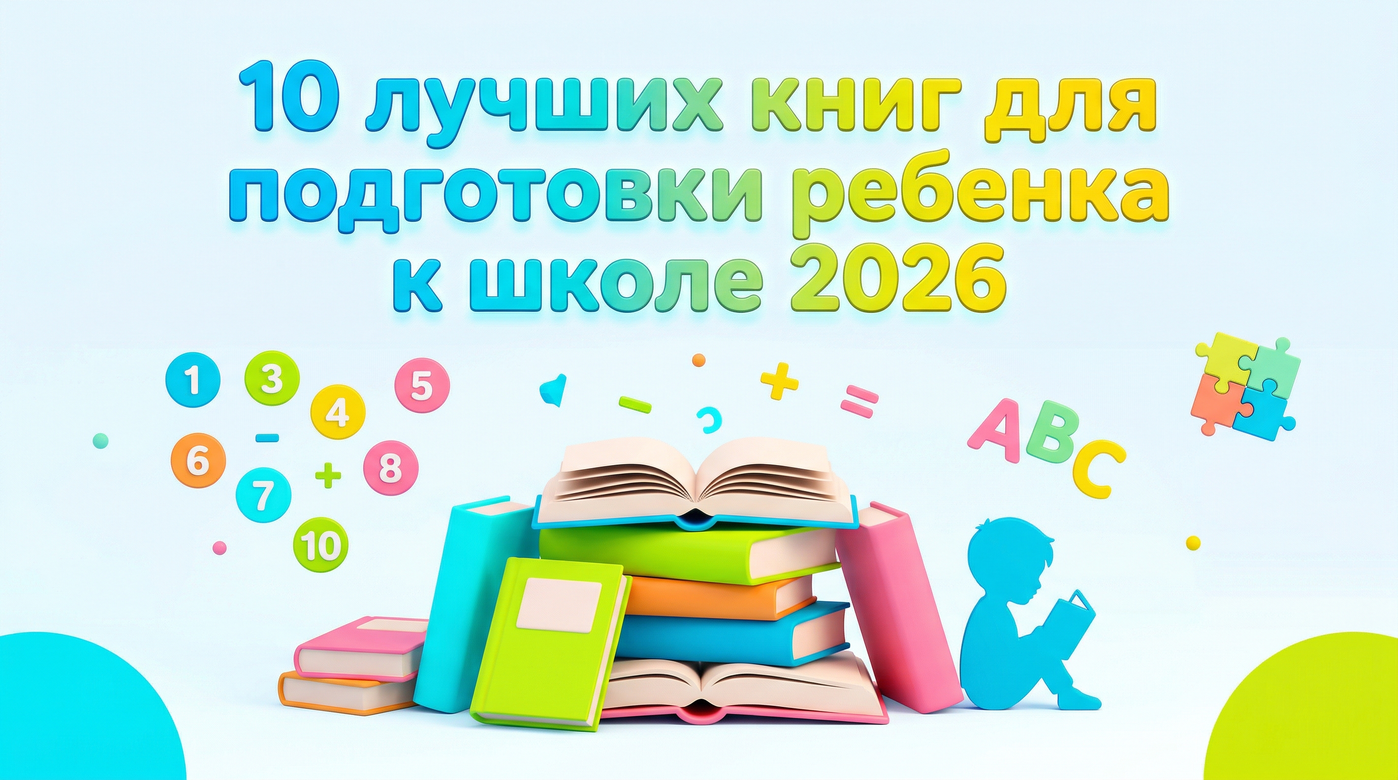 10 лучших книг для подготовки ребенка к школе 2026
