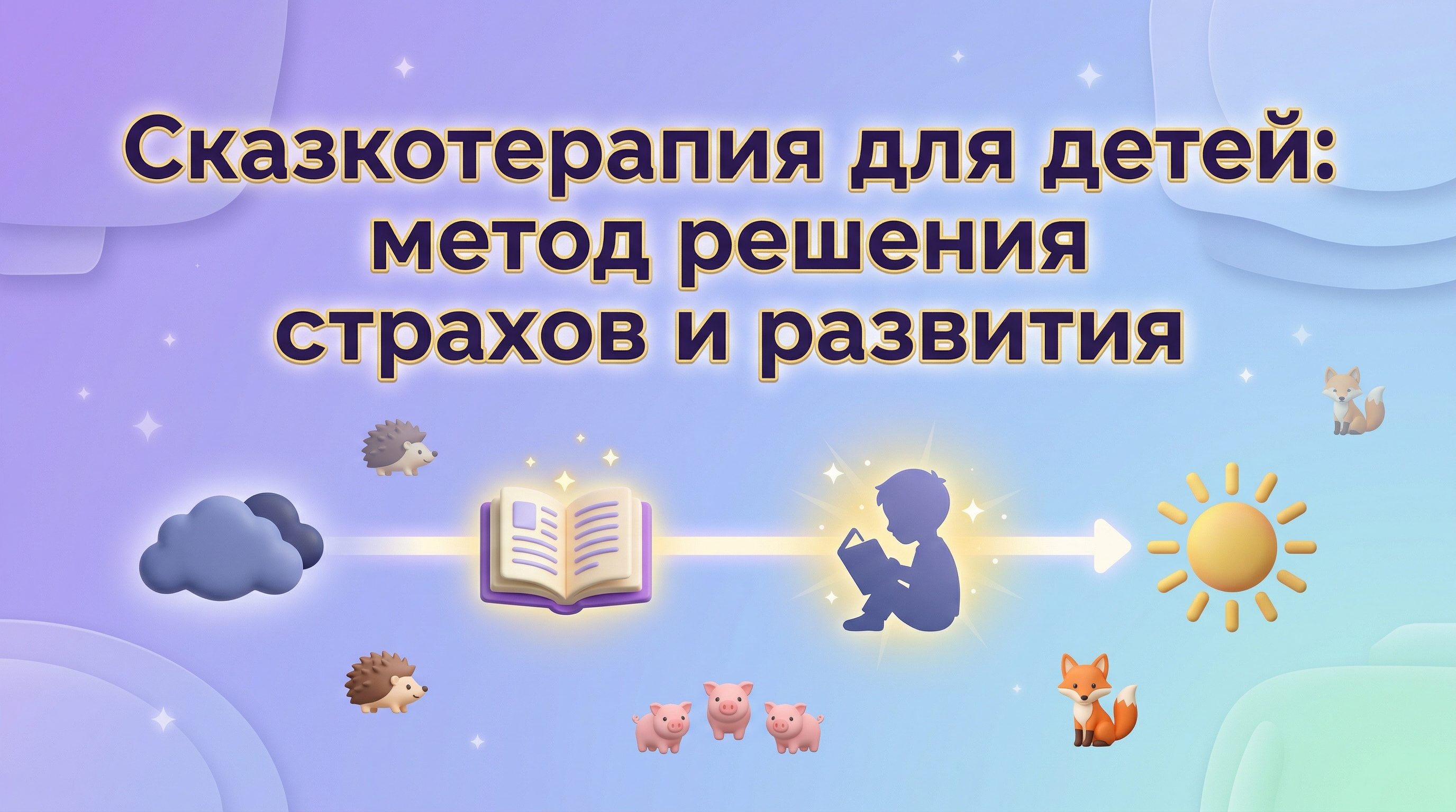 Сказкотерапия для детей: метод решения страхов и развития
