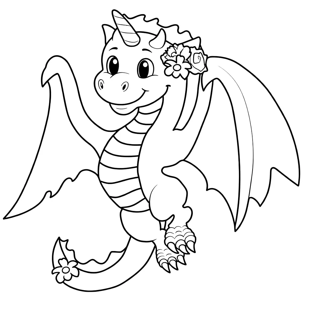 Цветочный дракон