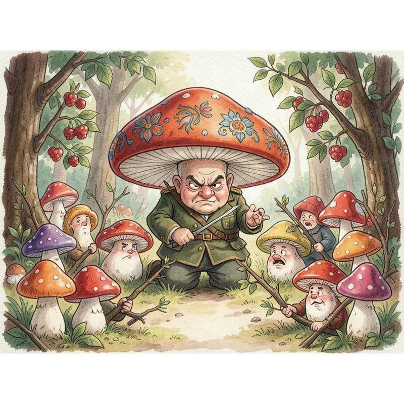 Война грибов с ягодами