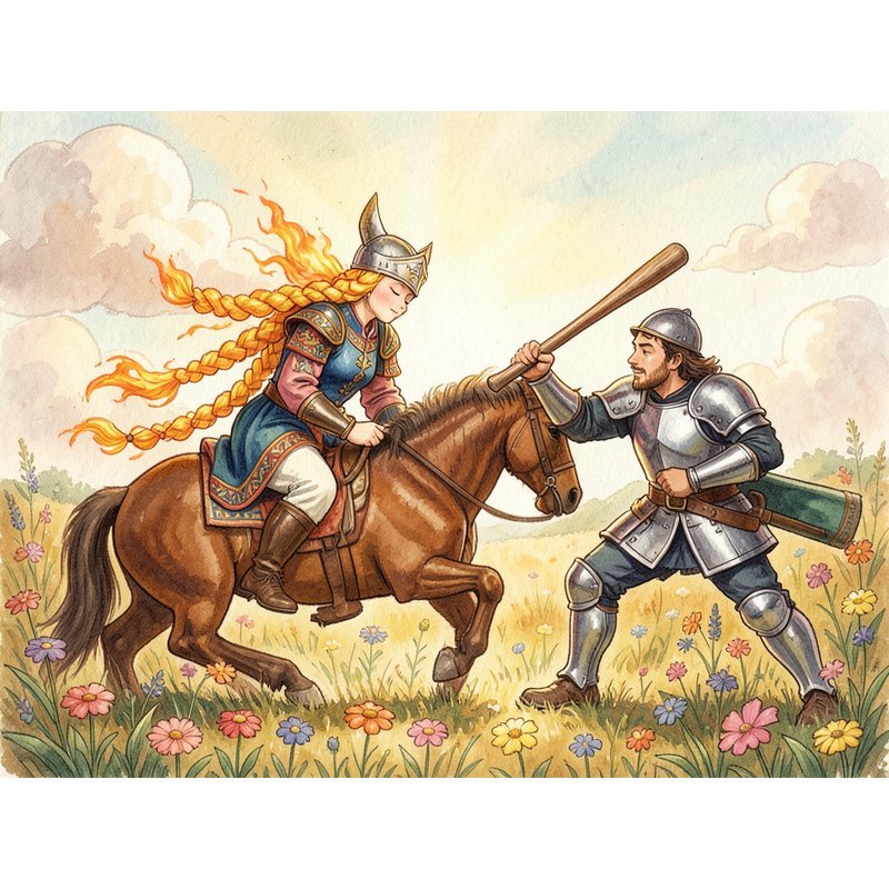 Дажьбог и Златогорка