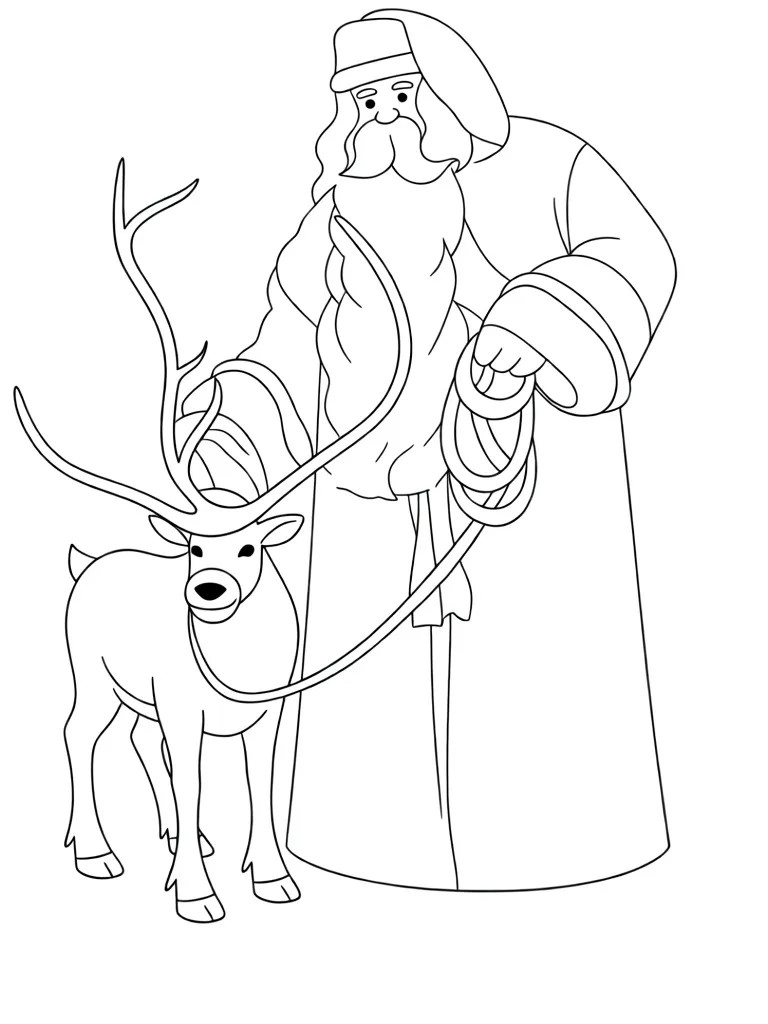 Дед мороз и его олень антистресс