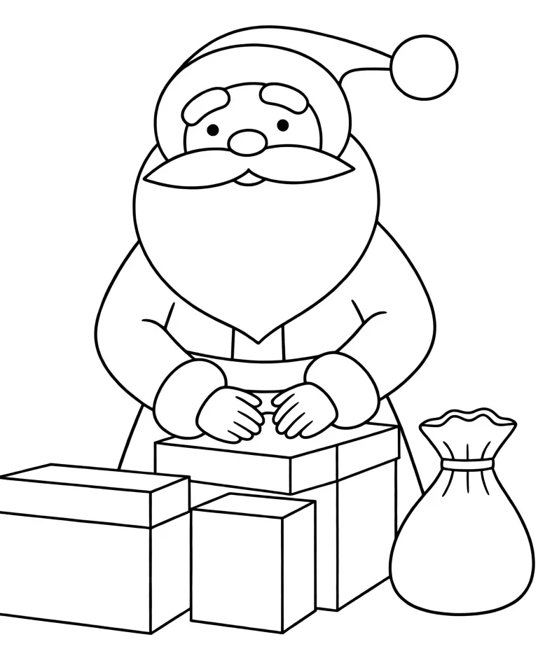 Дед мороз приготовил подарки