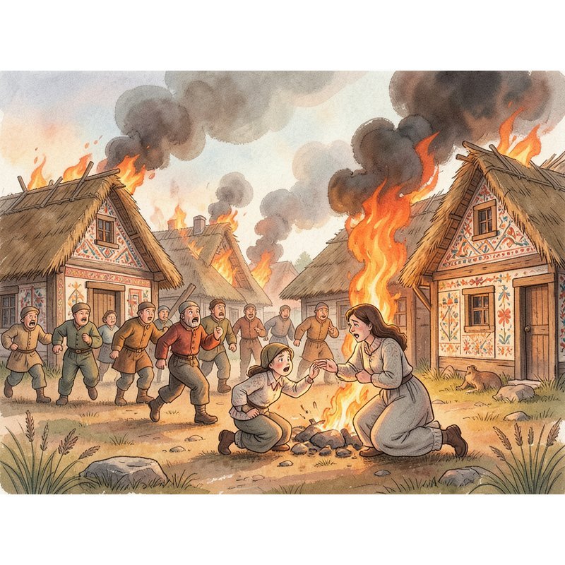 Деревенский пожар