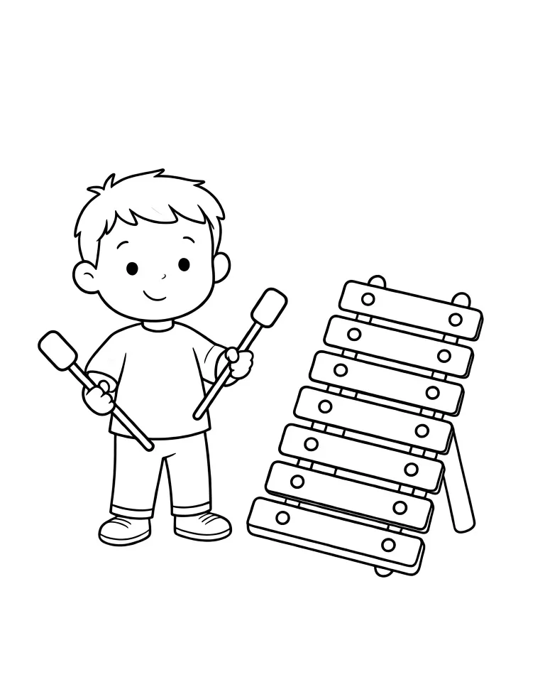 Детский ксилофон