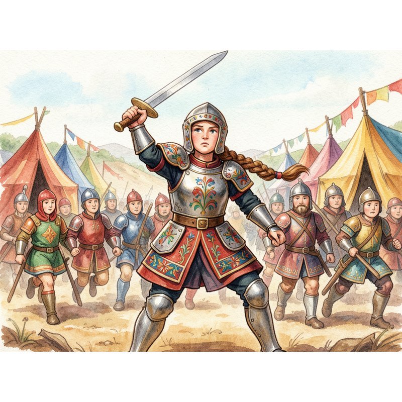 Девица на войне