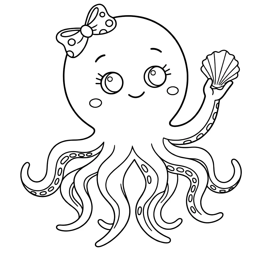 Девочка осьминог