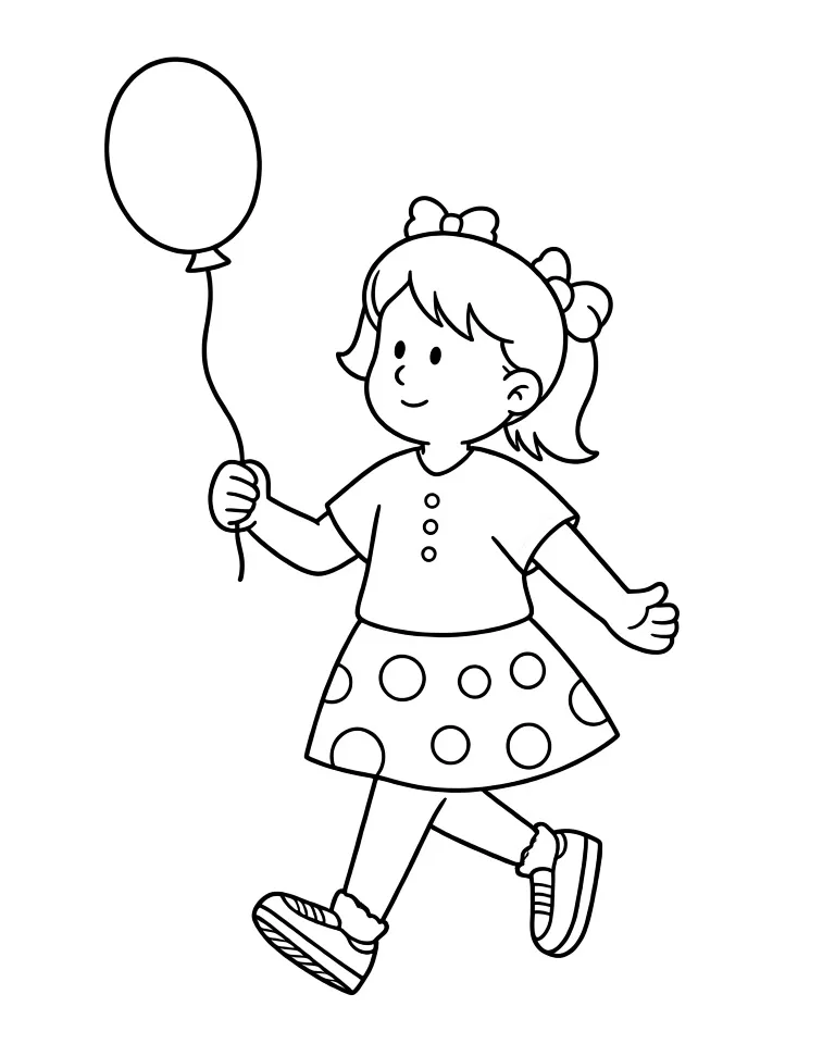 Девочка с воздушным шариком