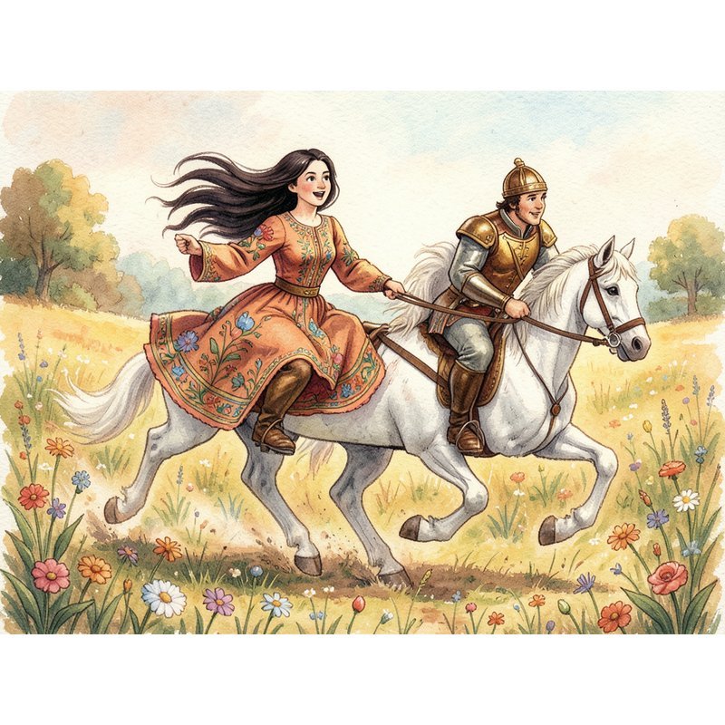 Девушка быстрее коня