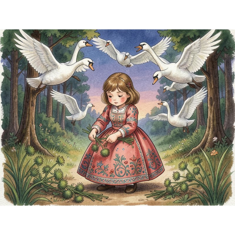 Дикие лебеди