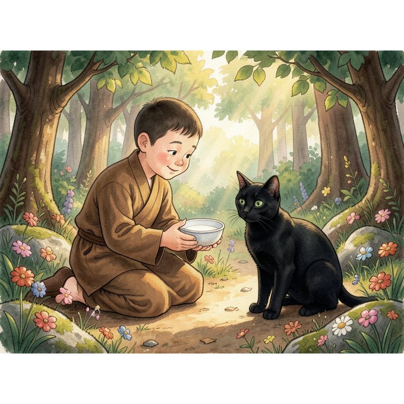 Дива, Монах и Кошка